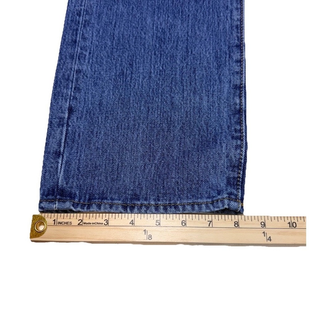Levis 501 Original Fit Mens Blue Straight Leg Jeans W33 L29 00501-0193 - Picture 9 of 12
